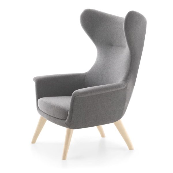 The elegant seat combines form and function