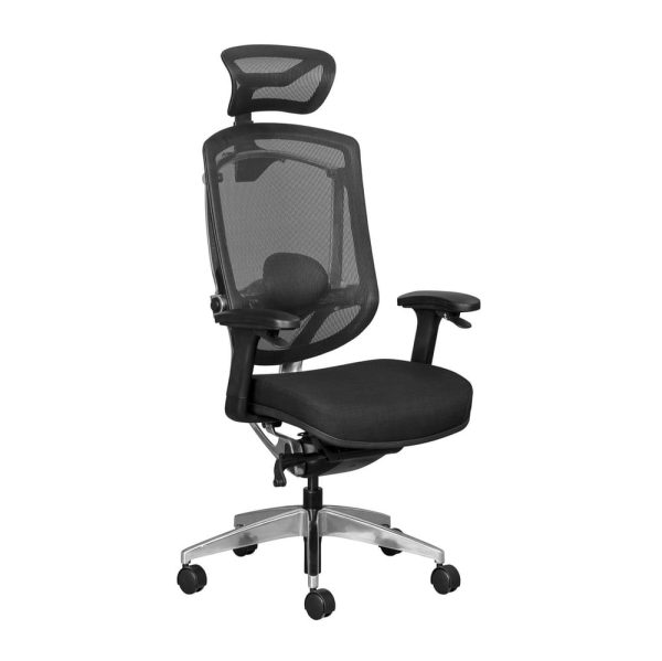 Ergonomic design featuring breathable mesh to keep you cool during long hours