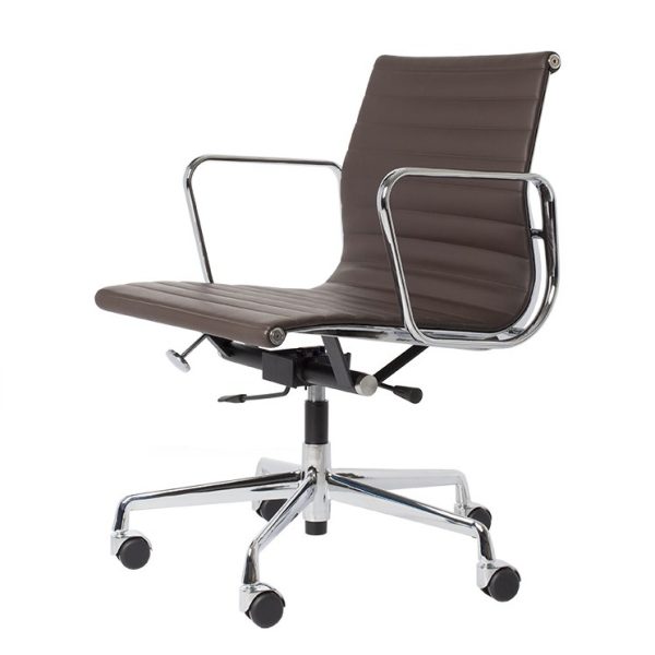 The chair's sturdy construction guarantees long-lasting durability