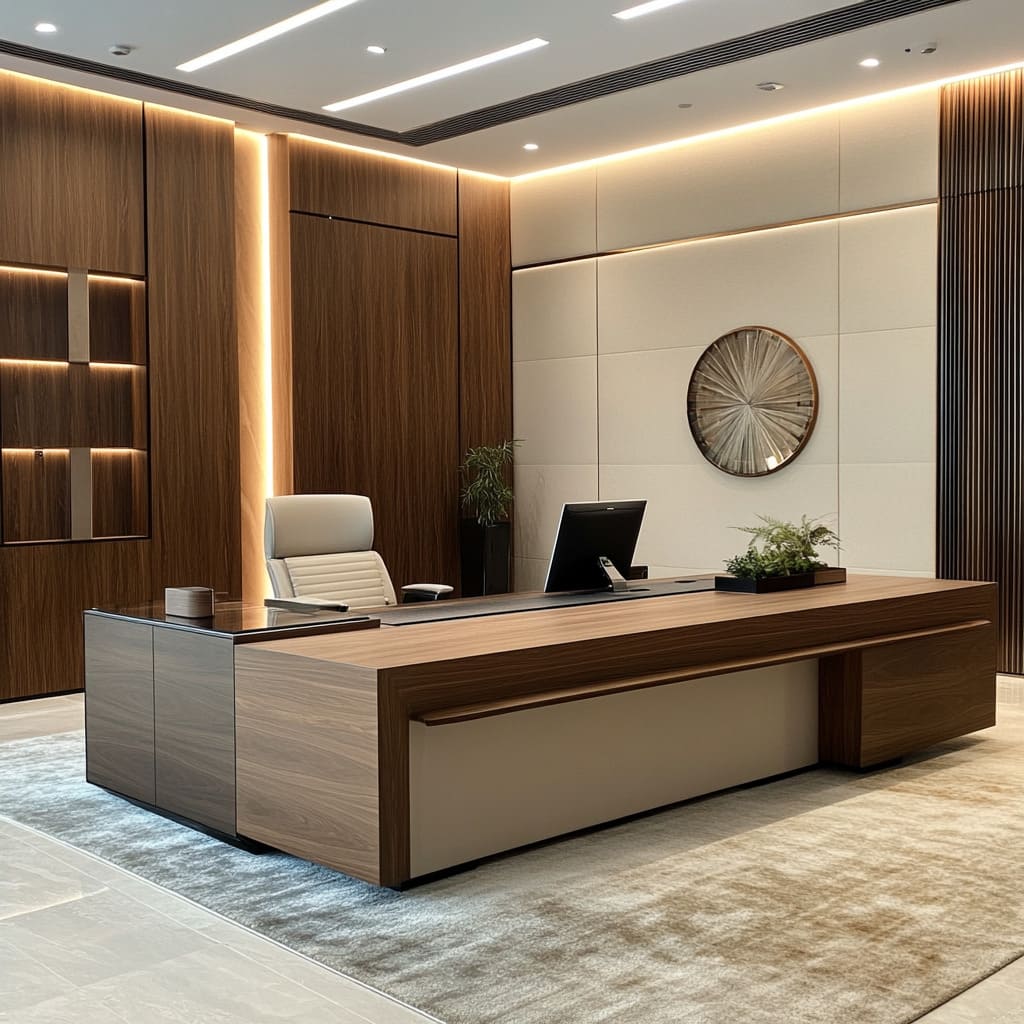 A refined Dubai manager interior