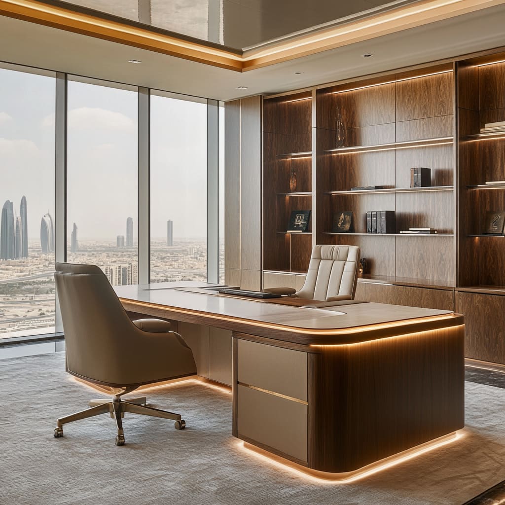 A stylish Dubai office design